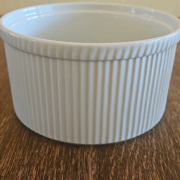 Apilco Porcelain Tall Large Soufflé Dish - Picture 4 of 7